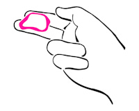 two finger application